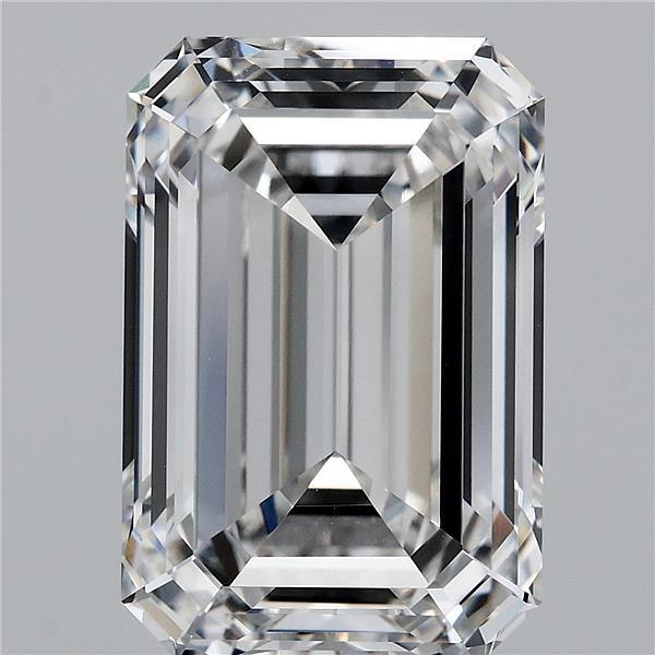 8.58ct Emerald F VVS2 Lab Created Diamond