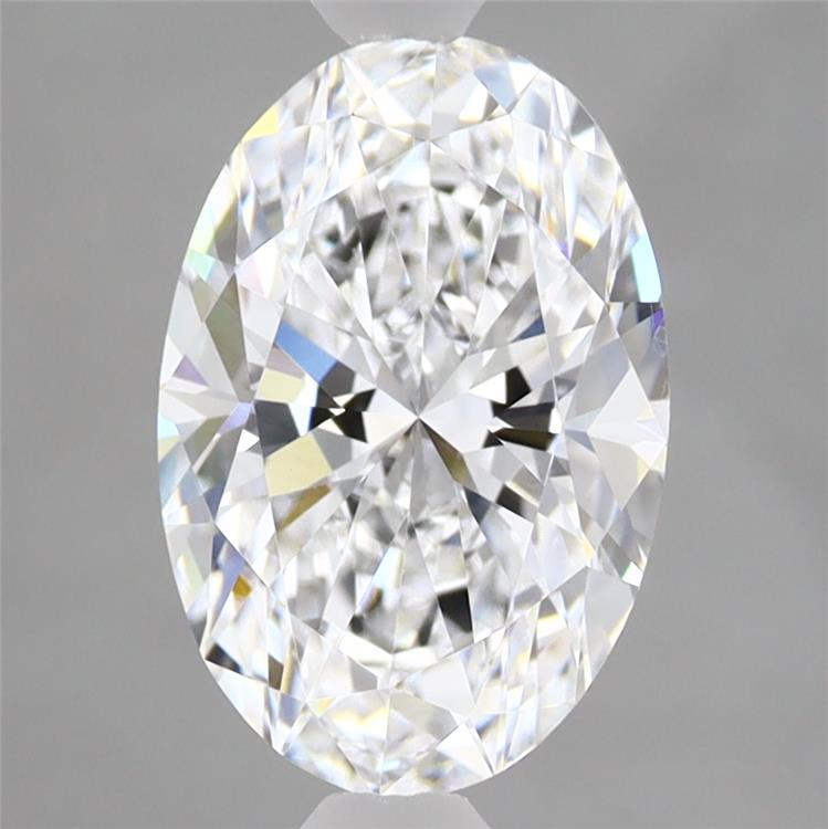 2.06ct Oval D VVS2 Lab Created Diamond