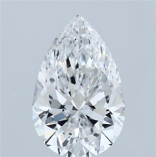 2.06ct Pear E VVS1 Lab Created Diamond