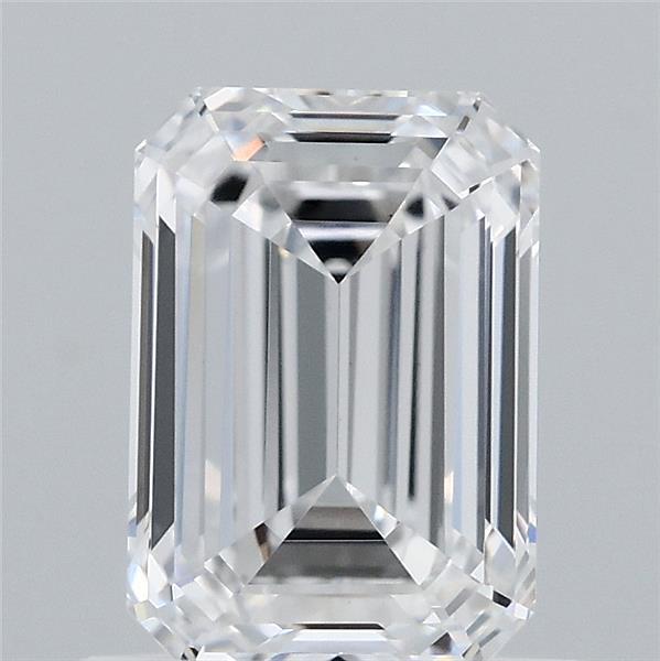 0.98ct Emerald D VS1 Lab Created Diamond