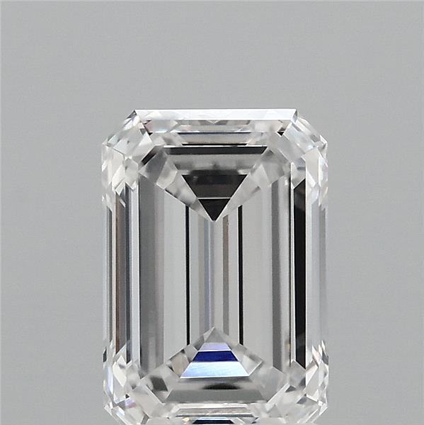 2.01ct Emerald D VVS1 Lab Created Diamond