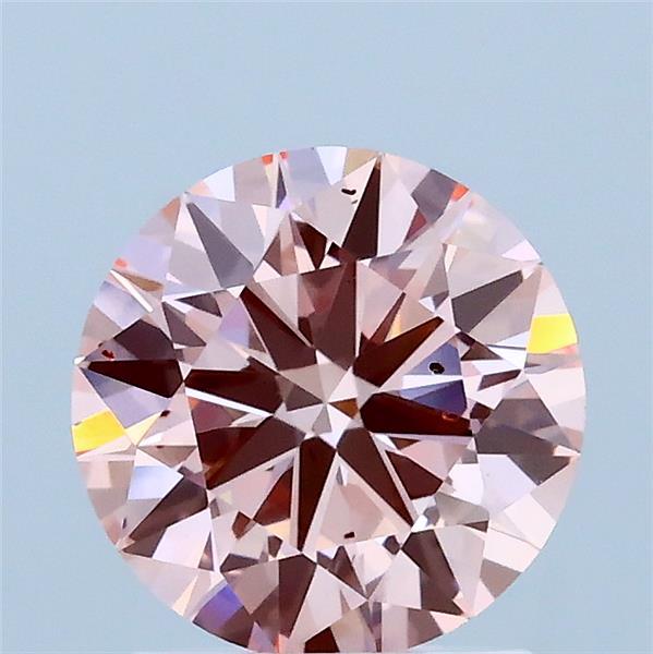 1.5ct Round FANCY INTENSE PINK VS2 Lab Created Diamond
