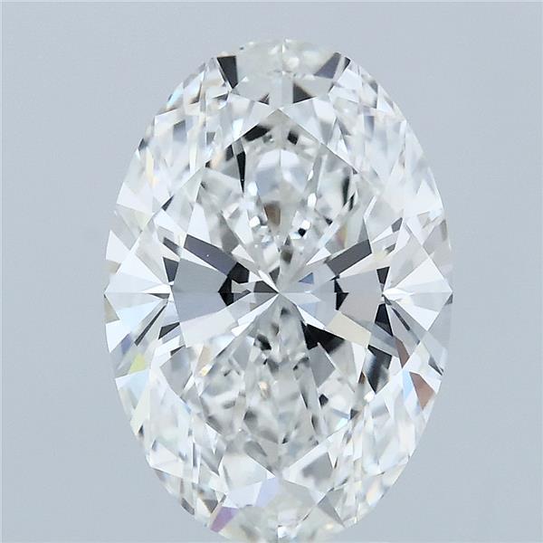 3.08ct Oval F VVS2 Lab Created Diamond