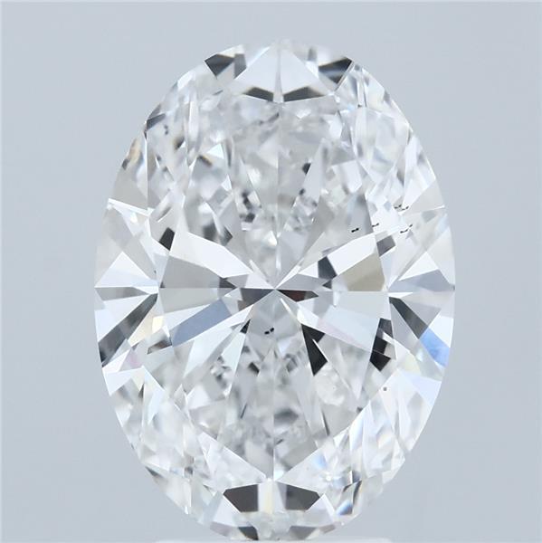 4ct Oval E VS2 Lab Created Diamond