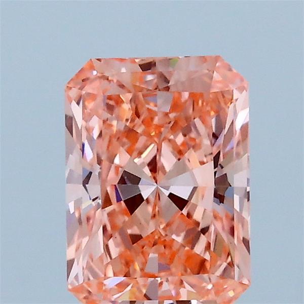 1.04ct Radiant FANCY VIVID PINK VS1 Lab Created Diamond