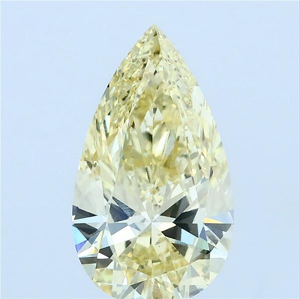 2.02ct Pear FANCY YELLOW VS1 Lab Created Diamond