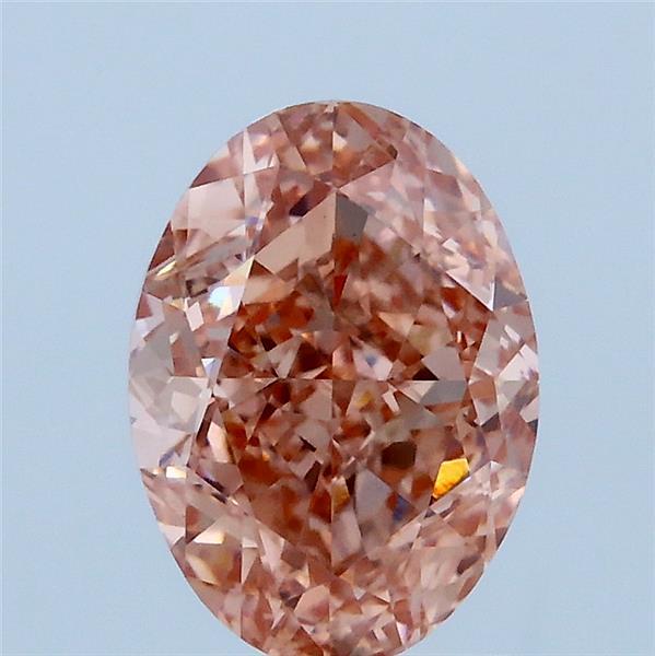 2.07ct Oval FANCY VIVID PINK VVS2 Lab Created Diamond