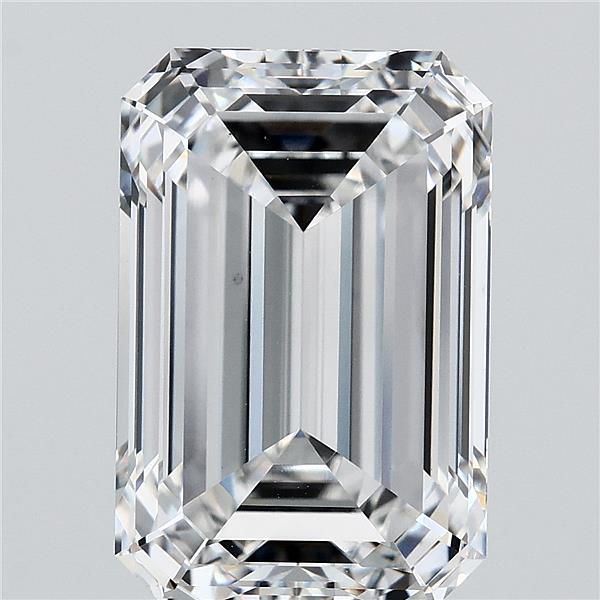 6.43ct Emerald E VS1 Lab Created Diamond