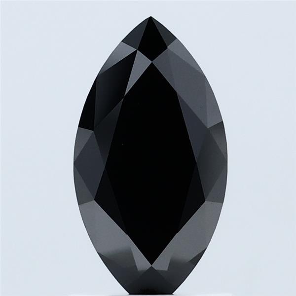 1.05ct Marquise FANCY BLACK  Lab Created Diamond