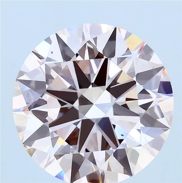 3.5ct Round FANCY LIGHT PINK VS1 Lab Created Diamond