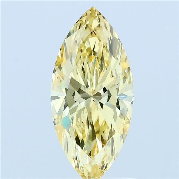 1ct Marquise FANCY INTENSE YELLOW VVS2 Lab Created Diamond