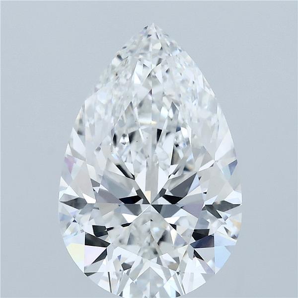 4.22ct Pear E VS1 Lab Created Diamond