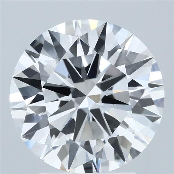 3.02ct Round F VS1 Lab Created Diamond