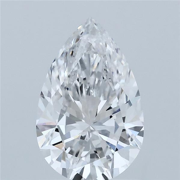 1.5ct Pear E VS1 Lab Created Diamond