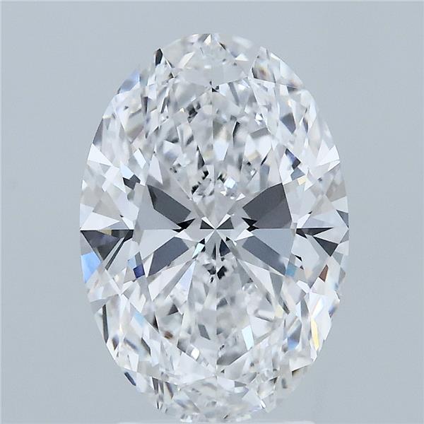 3.01ct Oval D VVS1 Lab Created Diamond