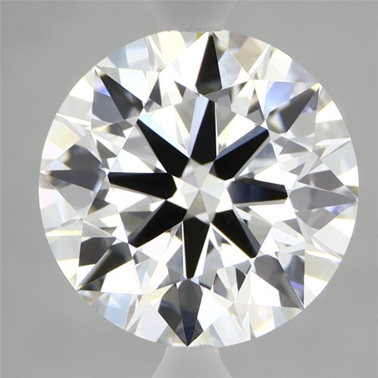 3.08ct Round F VVS2 Lab Created Diamond
