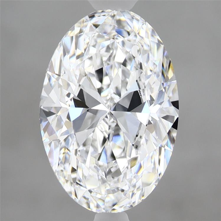 2ct Oval D VVS1 Lab Created Diamond