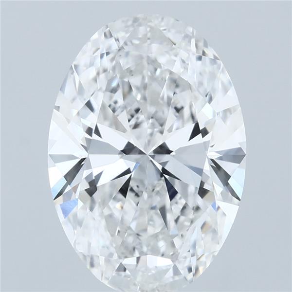 4.01ct Oval E VVS2 Lab Created Diamond