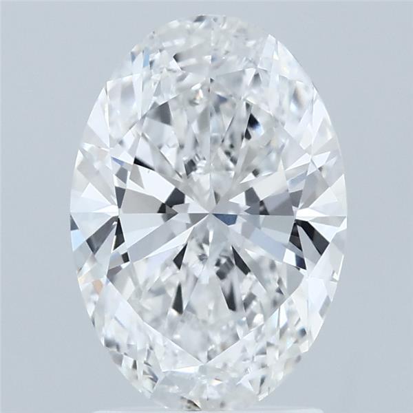 2ct Oval E VVS1 Lab Created Diamond