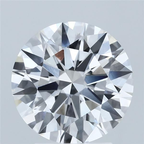 2.83ct Round F VVS2 Lab Created Diamond
