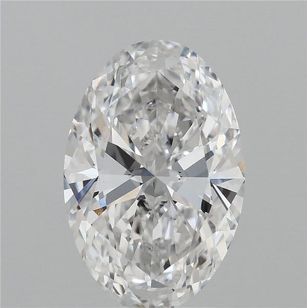 3.02ct Oval E VVS2 Lab Created Diamond