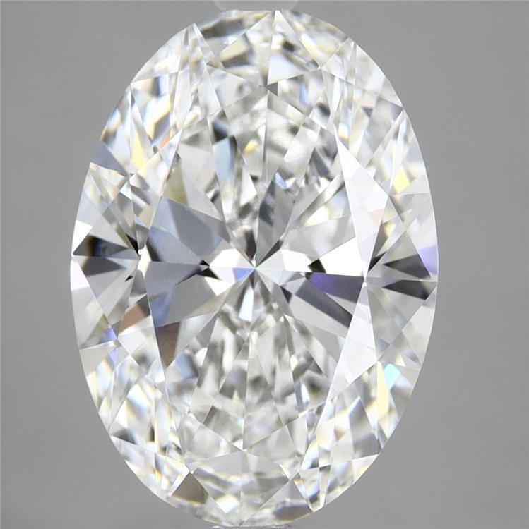 4.32ct Oval E VVS2 Lab Created Diamond