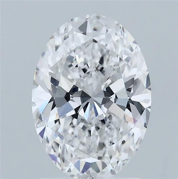 1.6ct Oval D VVS2 Lab Created Diamond