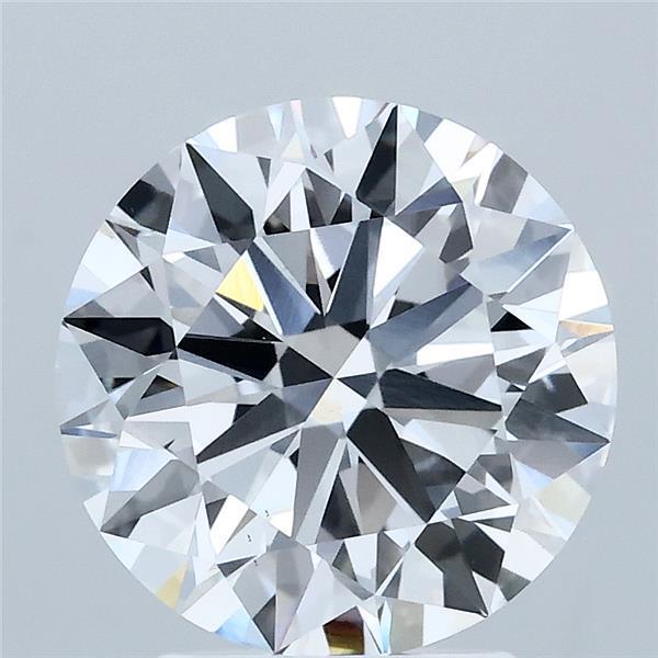 3.02ct Round D VS1 Lab Created Diamond