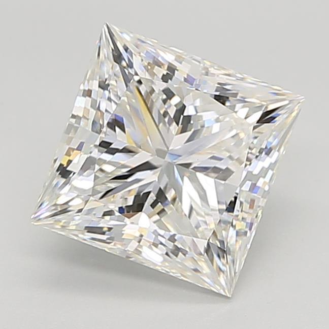 3.04ct Princess F VS1 Lab Created Diamond