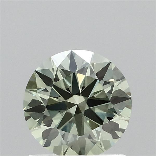 1.02ct Round FANCY VIVID GREEN VVS1 Lab Created Diamond