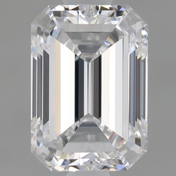 0.96ct Emerald D VVS2 Lab Created Diamond
