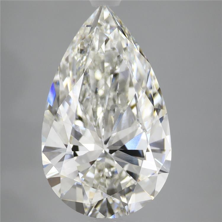 4.69ct Pear G VVS2 Lab Created Diamond