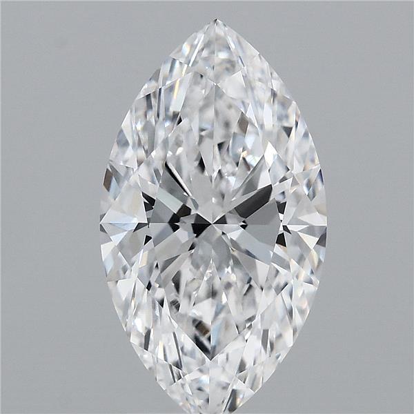 3.09ct Marquise D VVS2 Lab Created Diamond