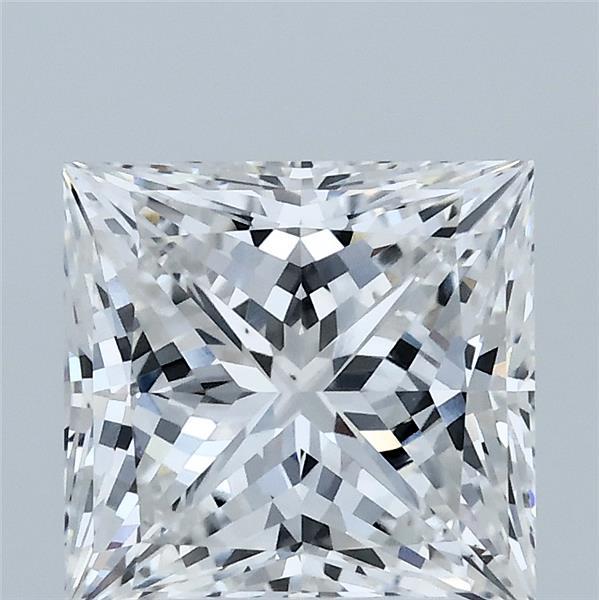 3ct Princess E VS1 Lab Created Diamond