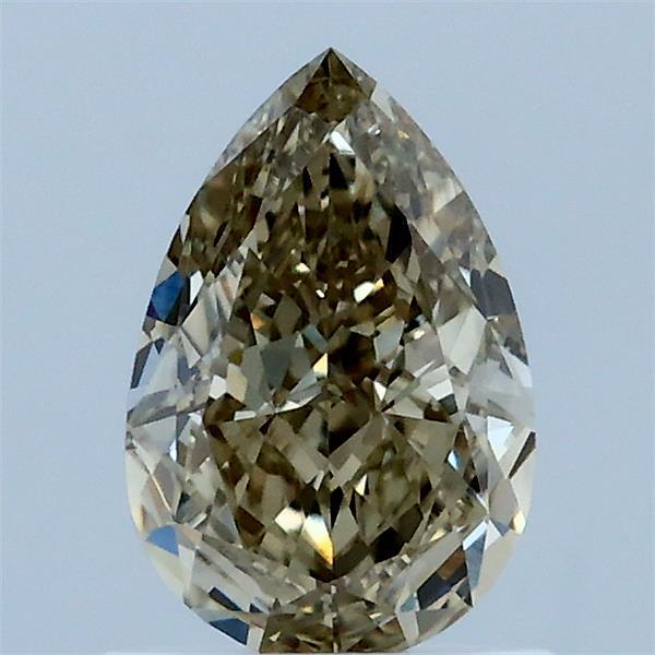 1.05ct Pear FANCY LIGHT YELLOW VVS2 Lab Created Diamond