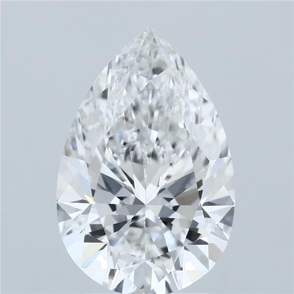 3.1ct Pear F VVS2 Lab Created Diamond