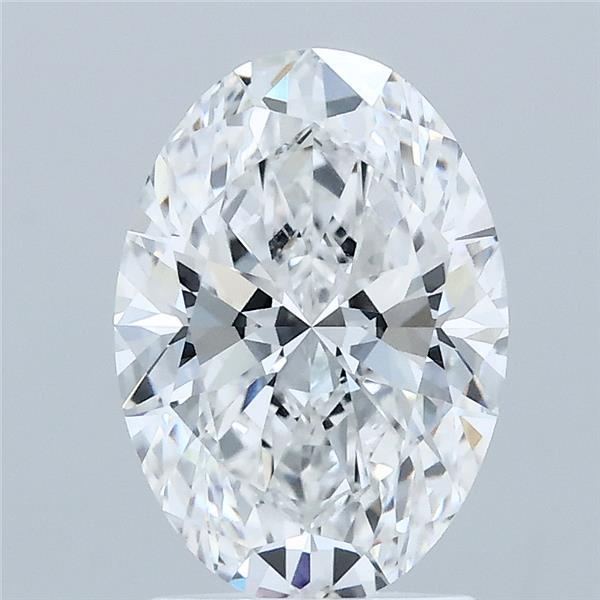 2.05ct Oval E VVS2 Lab Created Diamond