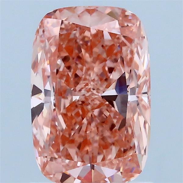 1.5ct Cushion FANCY VIVID PINK VS1 Lab Created Diamond