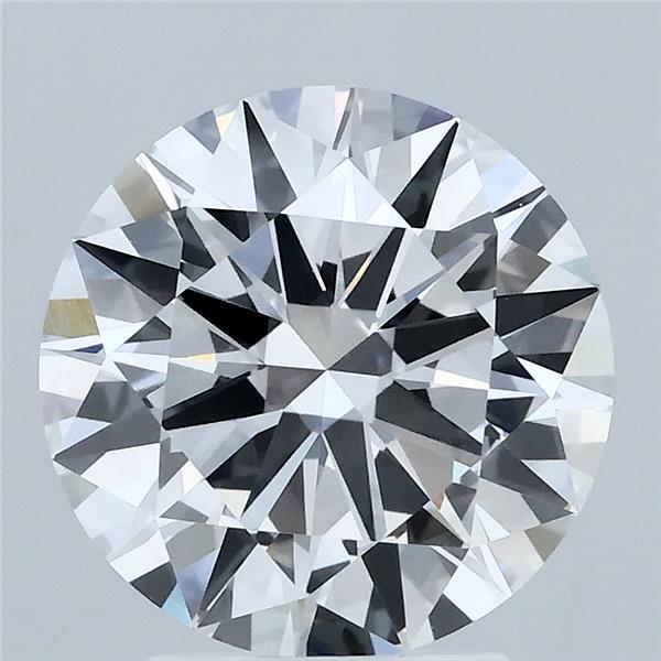 3ct Round E VVS2 Lab Created Diamond