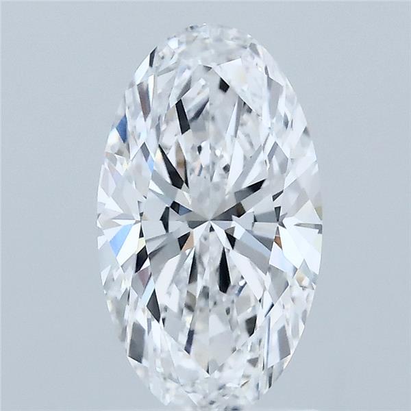 1.53ct Oval D VVS2 Lab Created Diamond