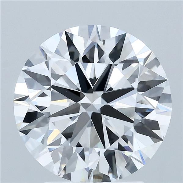 3.05ct Round D VVS2 Lab Created Diamond