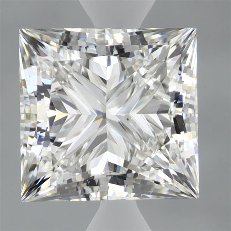 2.81ct Princess F VS1 Lab Created Diamond
