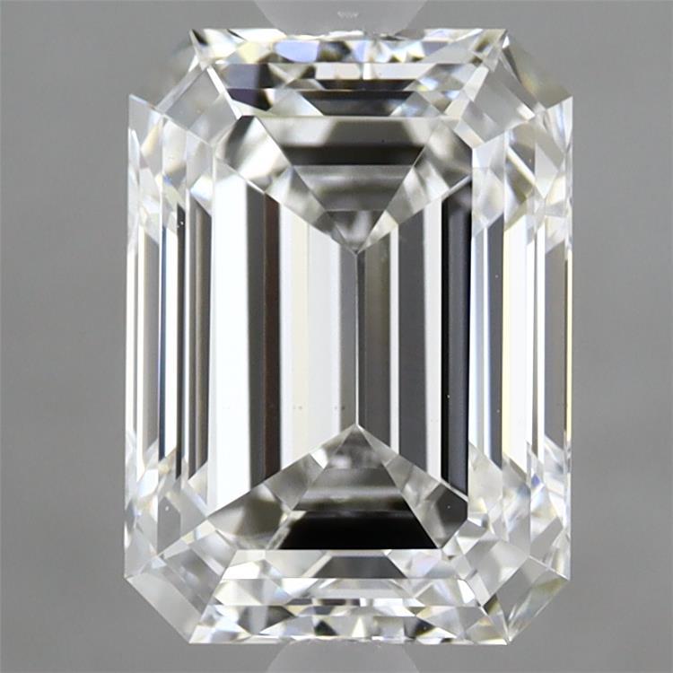 2.55ct Emerald E VS1 Lab Created Diamond