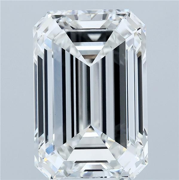 10.11ct Emerald F VVS2 Lab Created Diamond