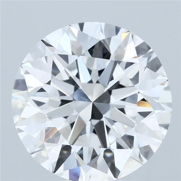 4ct Round E VS1 Lab Created Diamond