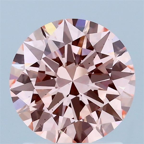 1.5ct Round FANCY VIVID PINK VS2 Lab Created Diamond