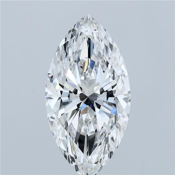 2.73ct Marquise F VVS2 Lab Created Diamond
