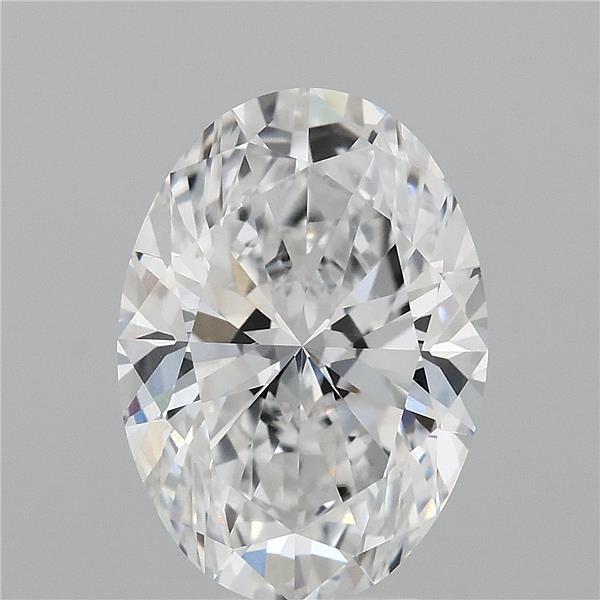 4.07ct Oval D VVS2 Lab Created Diamond