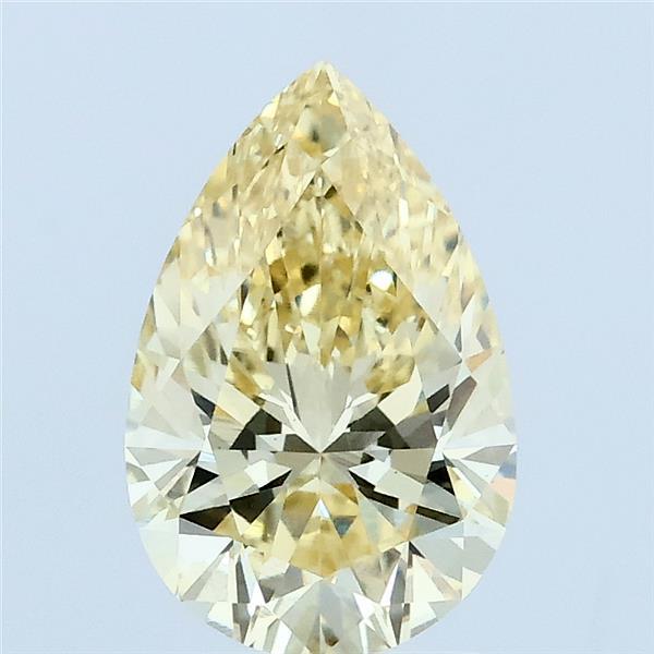 1.57ct Pear FANCY INTENSE YELLOW VS1 Lab Created Diamond