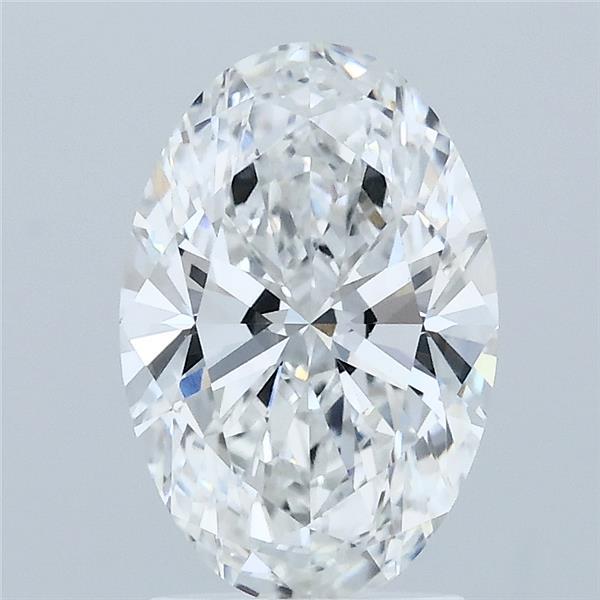 2.08ct Oval E VVS2 Lab Created Diamond